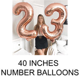 40 inches number balloons in Dubai