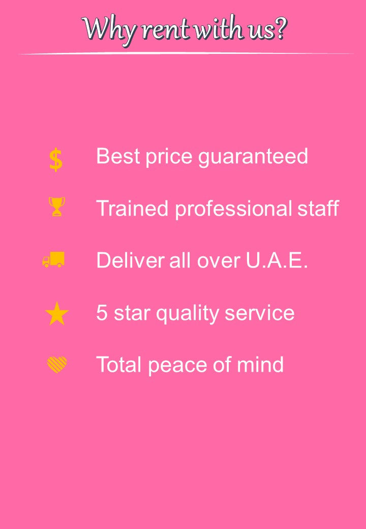 Best party rental company in Dubai