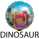 Dinosaur balloons and party supplies collection