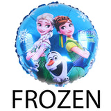Frozen balloons and party supplies collection