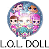 LOL Doll balloons and party supplies collection