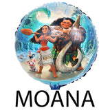 Moana balloons and party supplies 