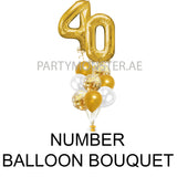 number balloon bouquets in Dubai