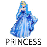 Princess balloons and party supplies