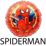 Spiderman balloons and party supplies collection
