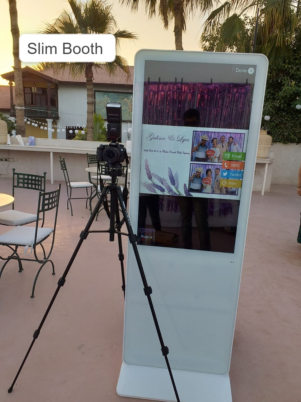 photo booth for weddings in Dubai