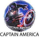 Captain America balloons and party supplies collection