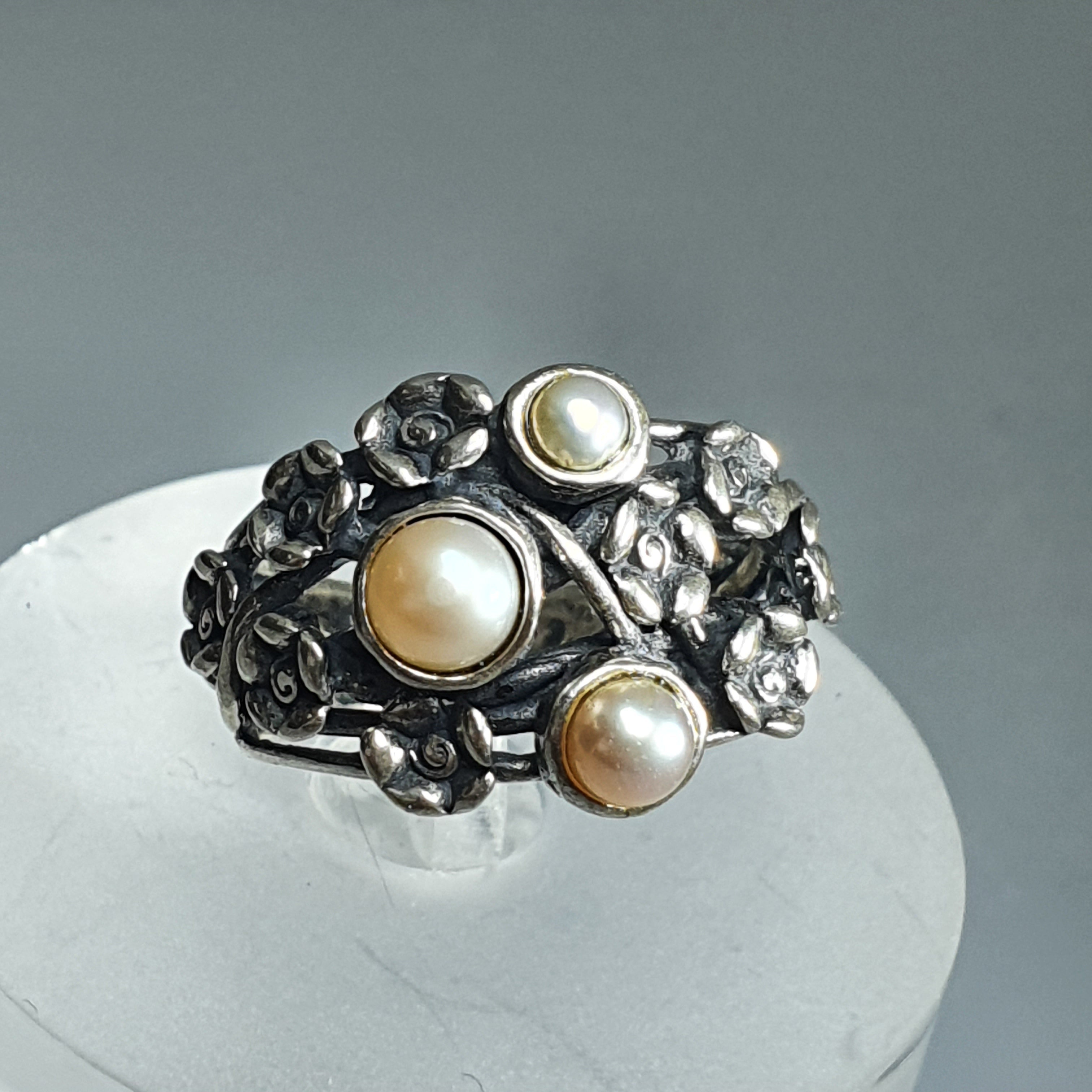 ring 925 pearl | кольцо 925 жемчуг