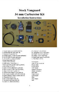 Single Carb Kit 34mm Installation Instructions