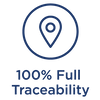 100% Full Traceability Icon