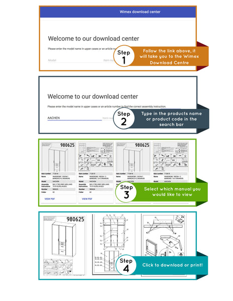Instruction Manuals Wimex Uk