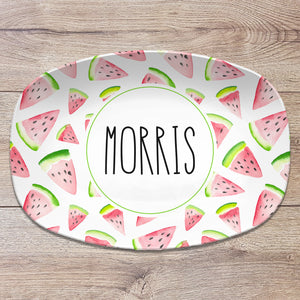 Watermelon Personalized Custom Platter