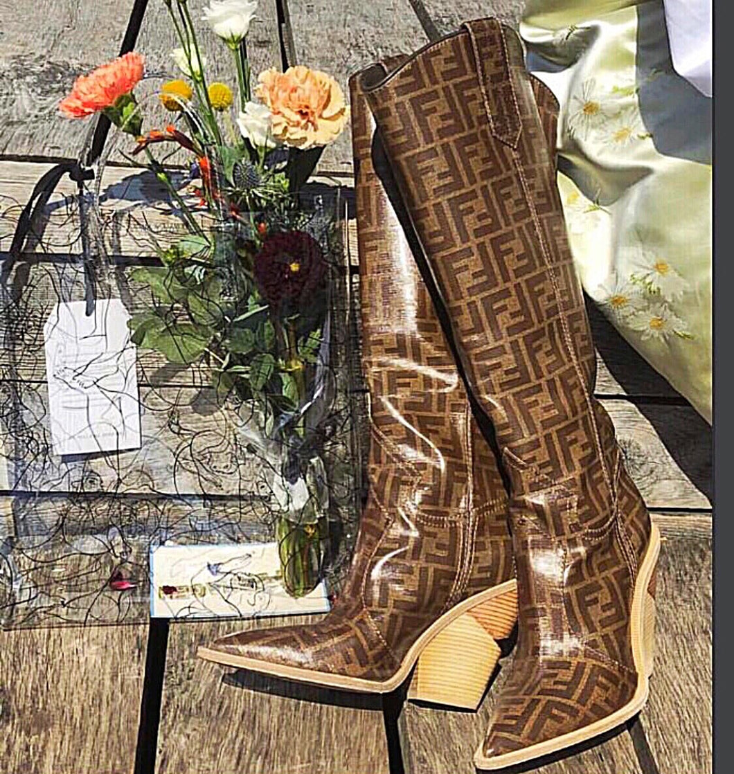 fendi cowboy boots sale