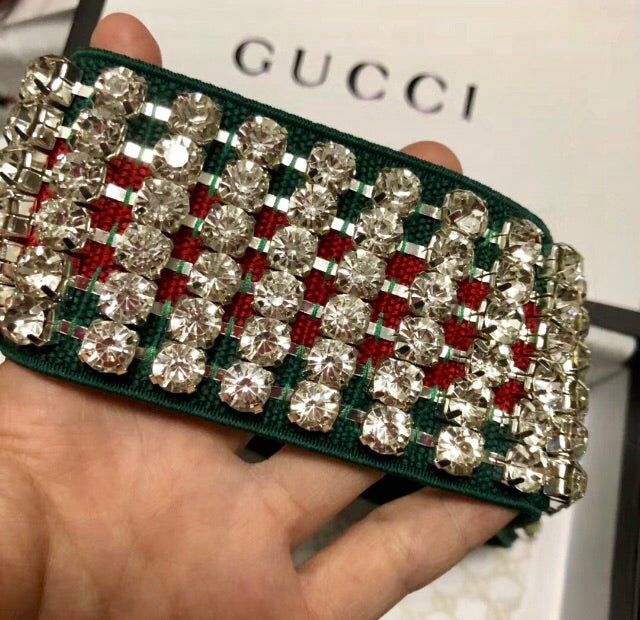 AJF,gucci rhinestone