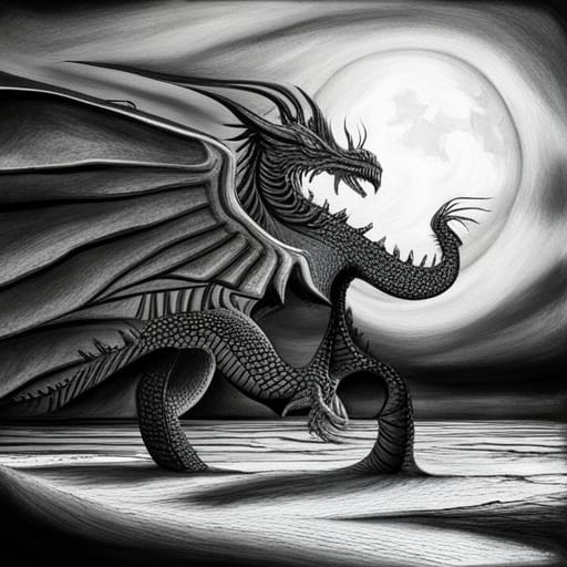 dragon-dancing-on-the-beach-under-moonlight