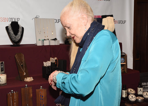 Sally Kirkland at the 2018 GBK Celebrity Gifting Lounge Honoring the Golden Globes.
