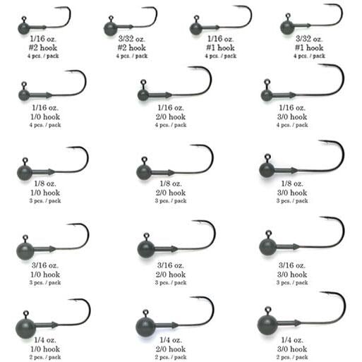 Keitech Super Round Jig Heads