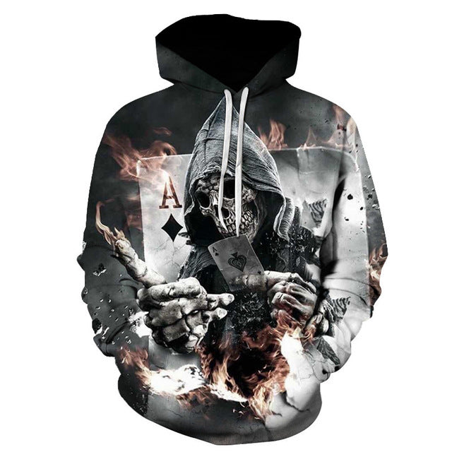 cool skull hoodies