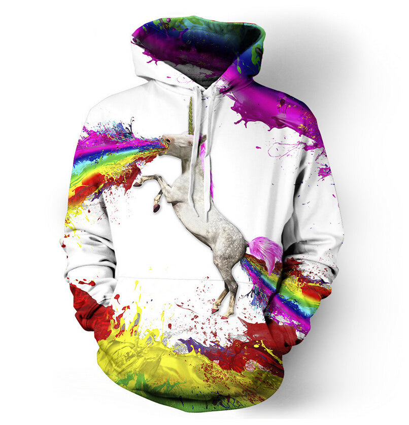 unicorn hoodie plus size