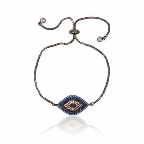 Buy Evil Eye Necklace Gold, Third Eye Necklace, Dainty Evil Eye Gold  Necklace, Kabbalah Necklace, Protection Necklace, Christmas Gifts Online in  India - Etsy