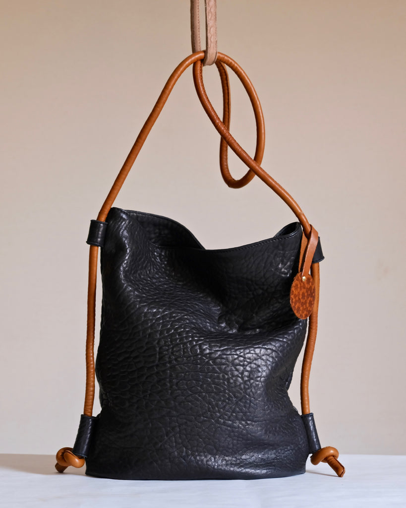 Hamimi Hayat Backpack/Shoulder Bag Black/Tan – Medina Trading