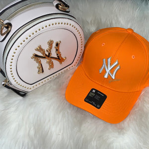 ny purse and hat set