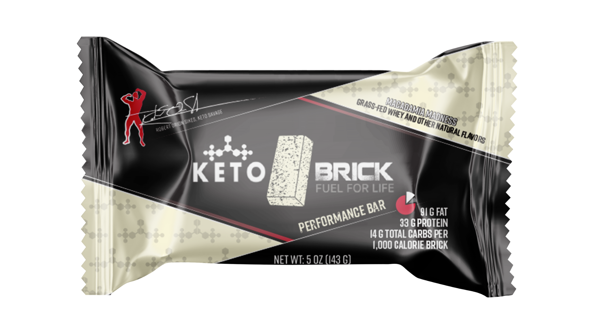 Macadamia Madness Keto Brick - Keto Brick product image