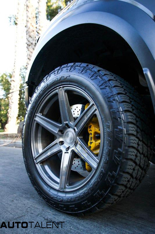 Ford Raptor Gen 2 brushed dark clear Brembo yellow caliper