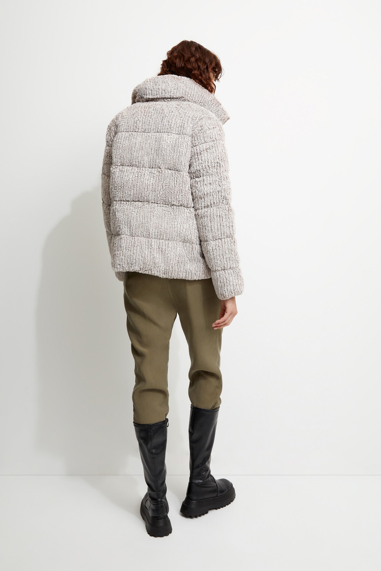 Close Knit Puffer Jacket