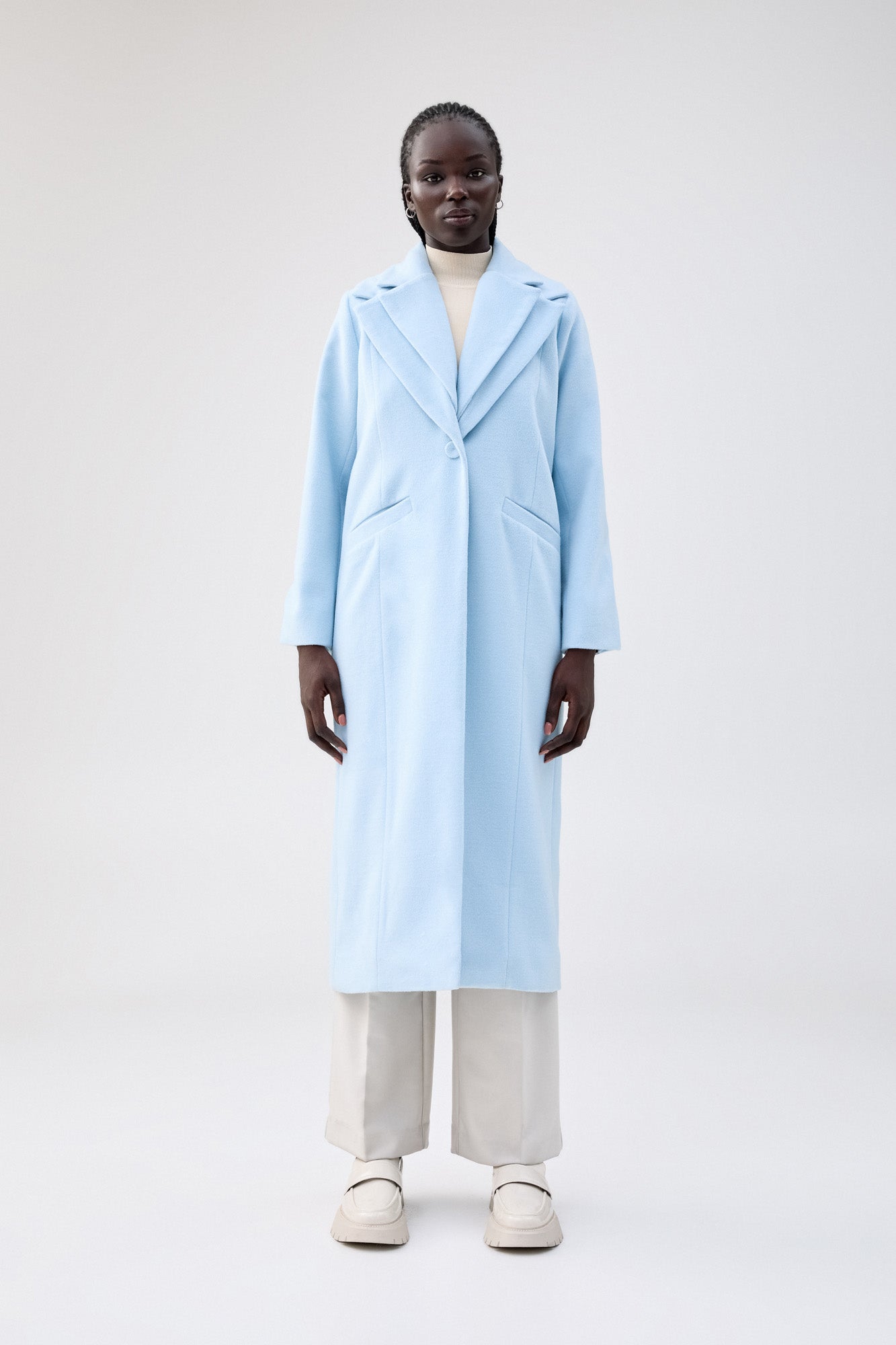 Sardinia Coat in Blue Moon