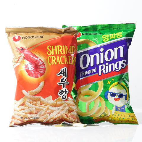 Nongshim Shrimp Crackers Chips Onion Rings
