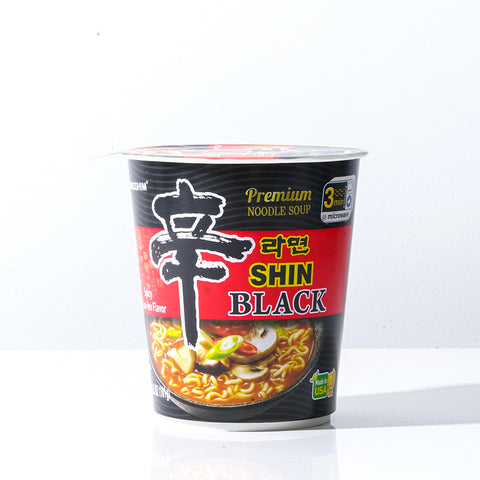 Nongshim Shin Black Ramen Bowl Cup Instant Korean Noodles