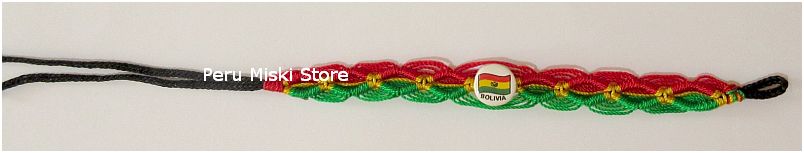 Bolivia flag friendship bracelets