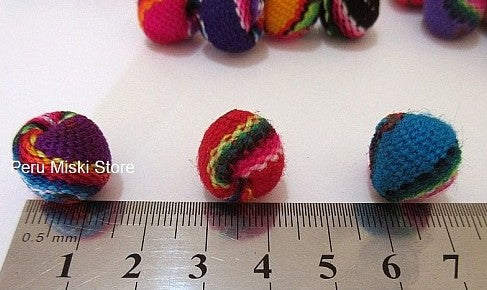 Inka Manta Textile Beads, Peruvian manto