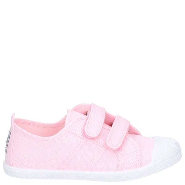 Girls Flossy Sasha Junior Touch Fastening Shoe Pink | Brantano