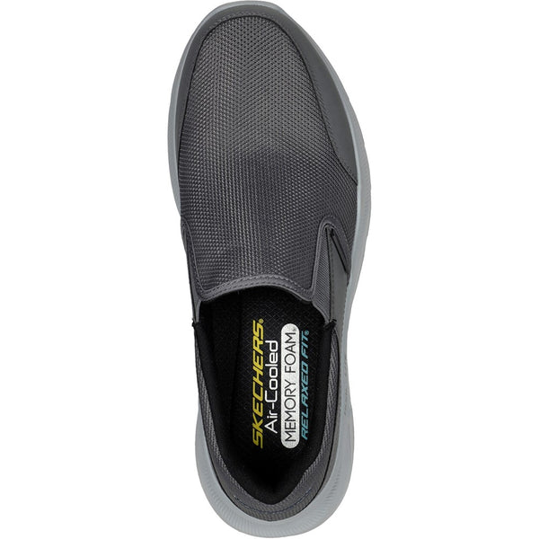 Mens Skechers Equalizer 5.0 Persistable Slippers Charcoal | Brantano