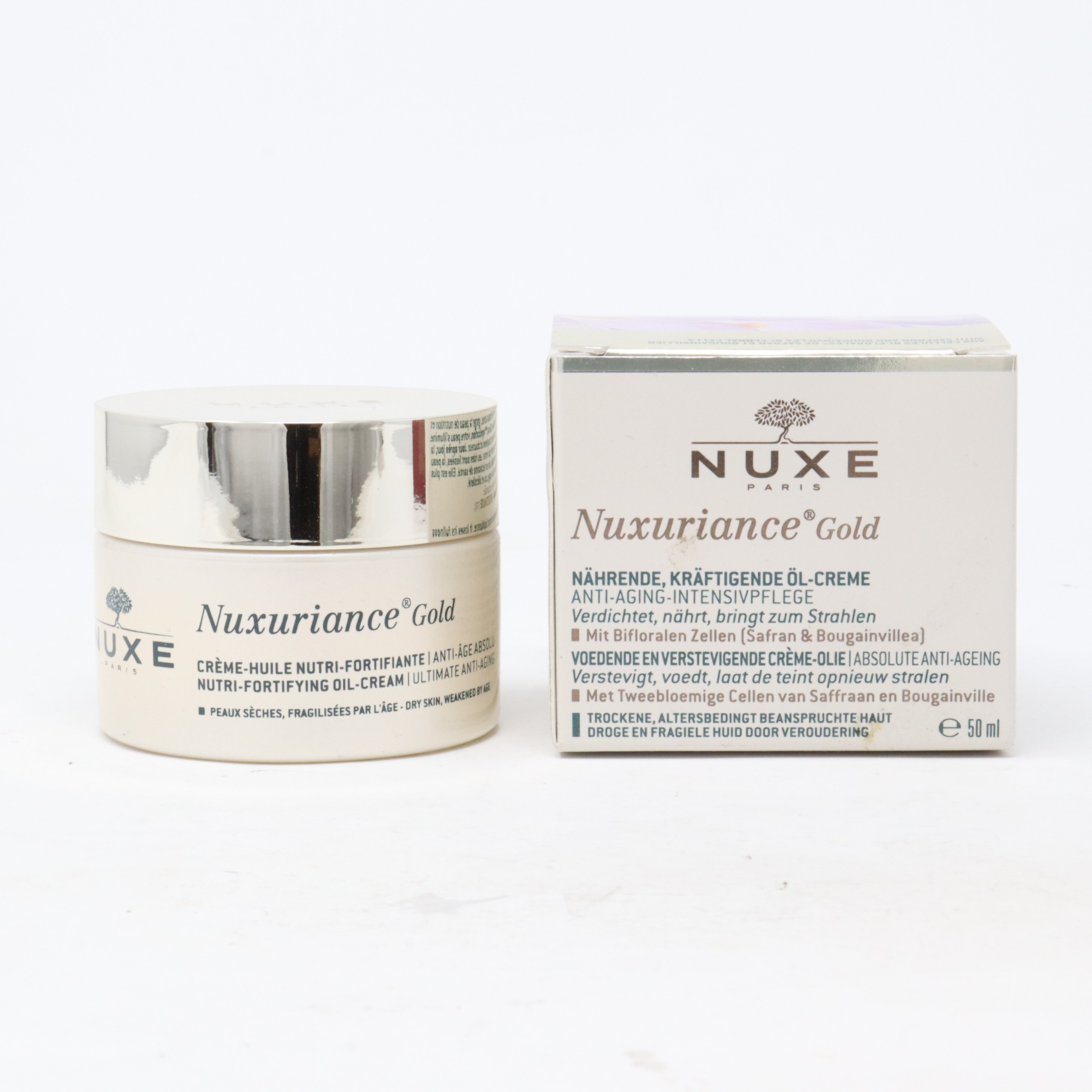 Nuxe Paris Nuxuriance Gold Nutri-Fortifying Oil-Cream 1.7oz/50ml New With  Box