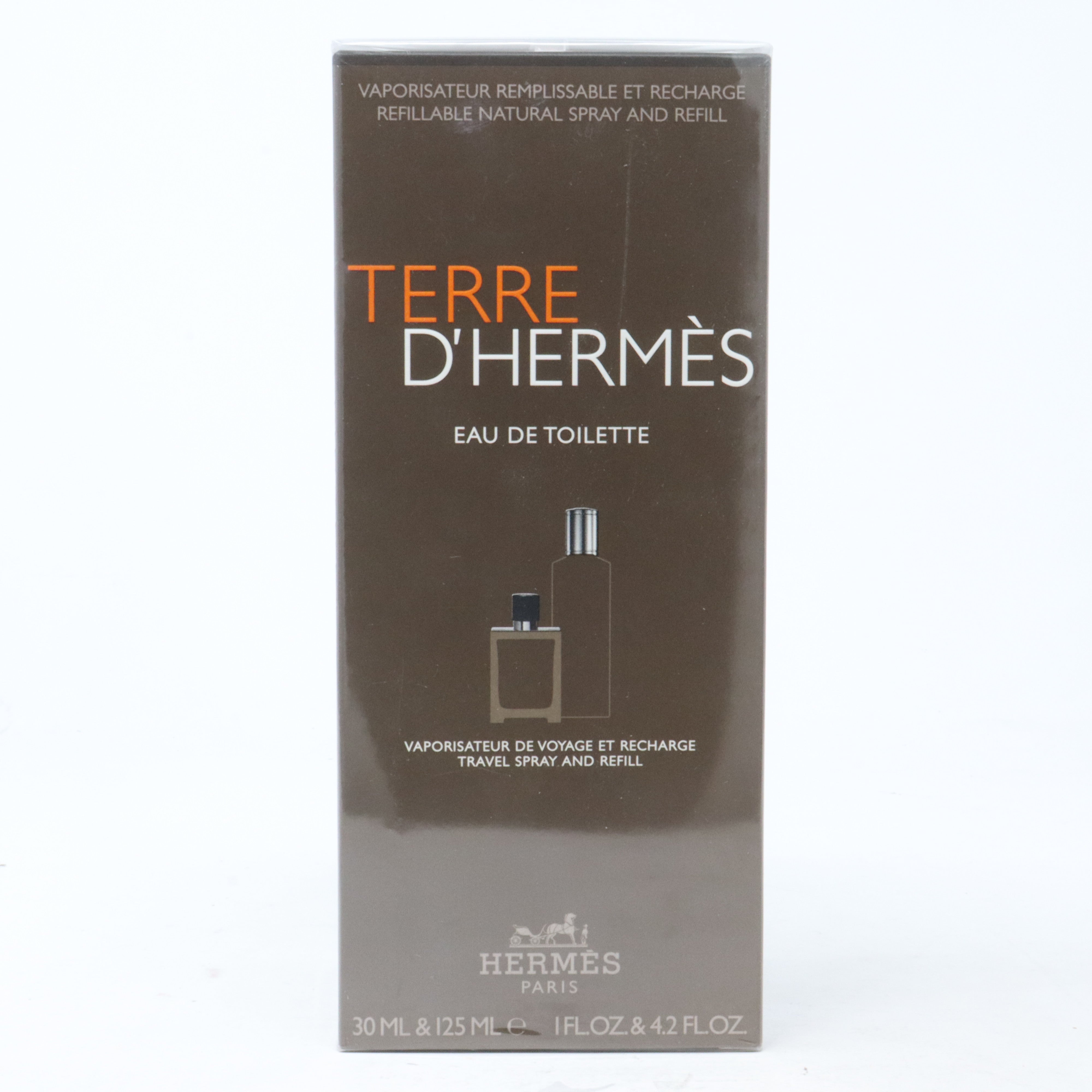 Terre d'Hermes Parfum travel spray and refill