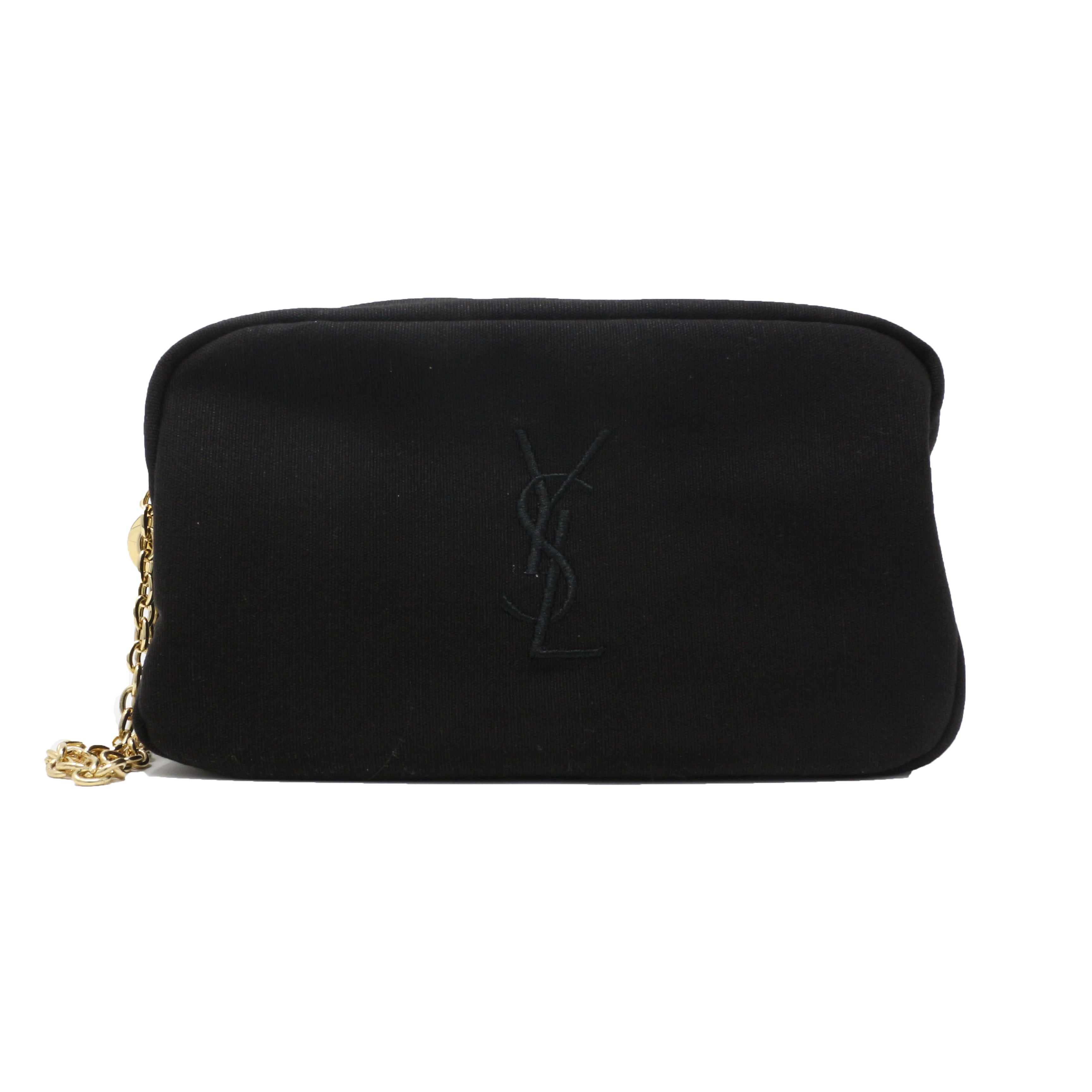 YSL Cosmetic Bag- Clutch Makeup- Pouch