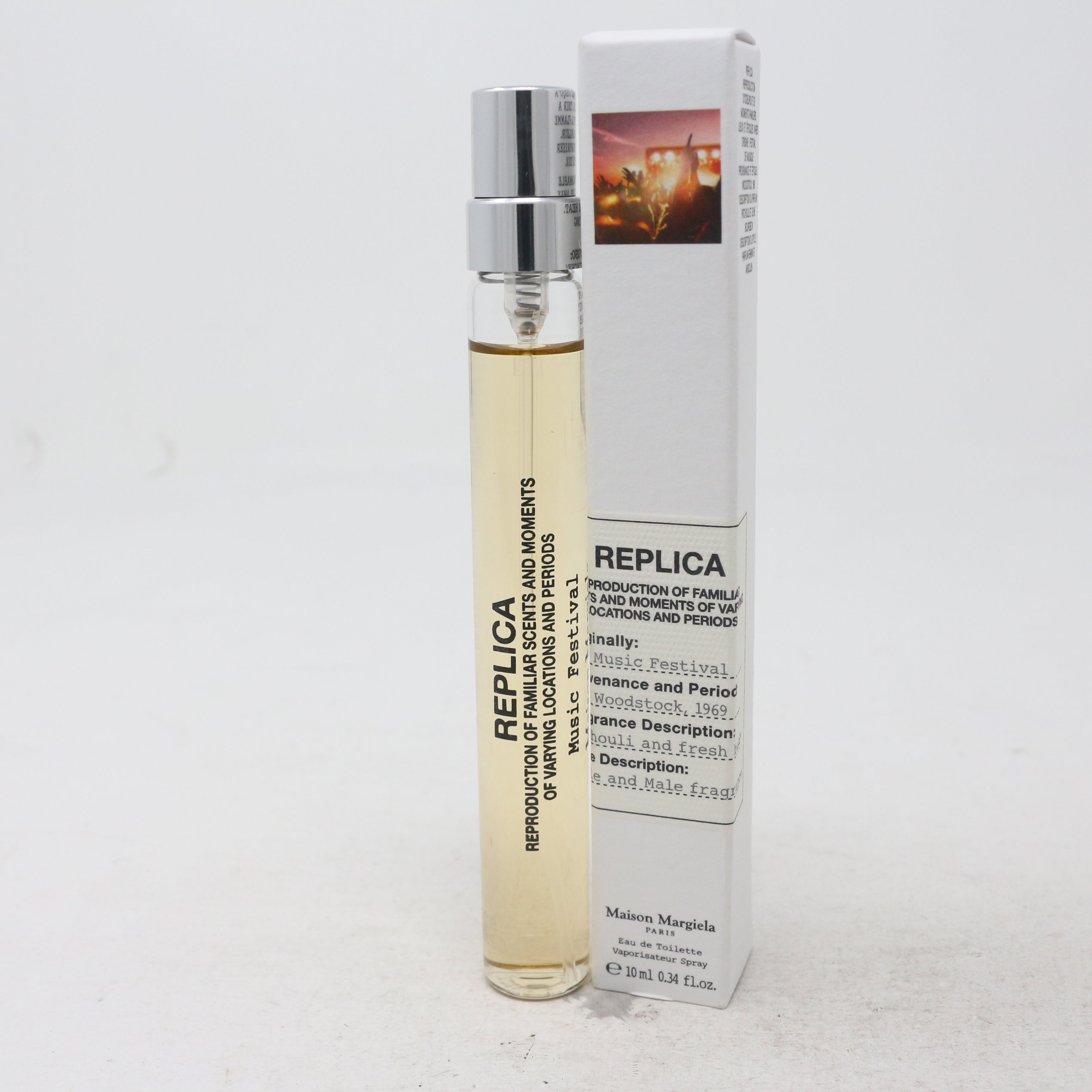 Replica Music Festival by Maison Margiela Eau De Toilette 0.34oz Spray New