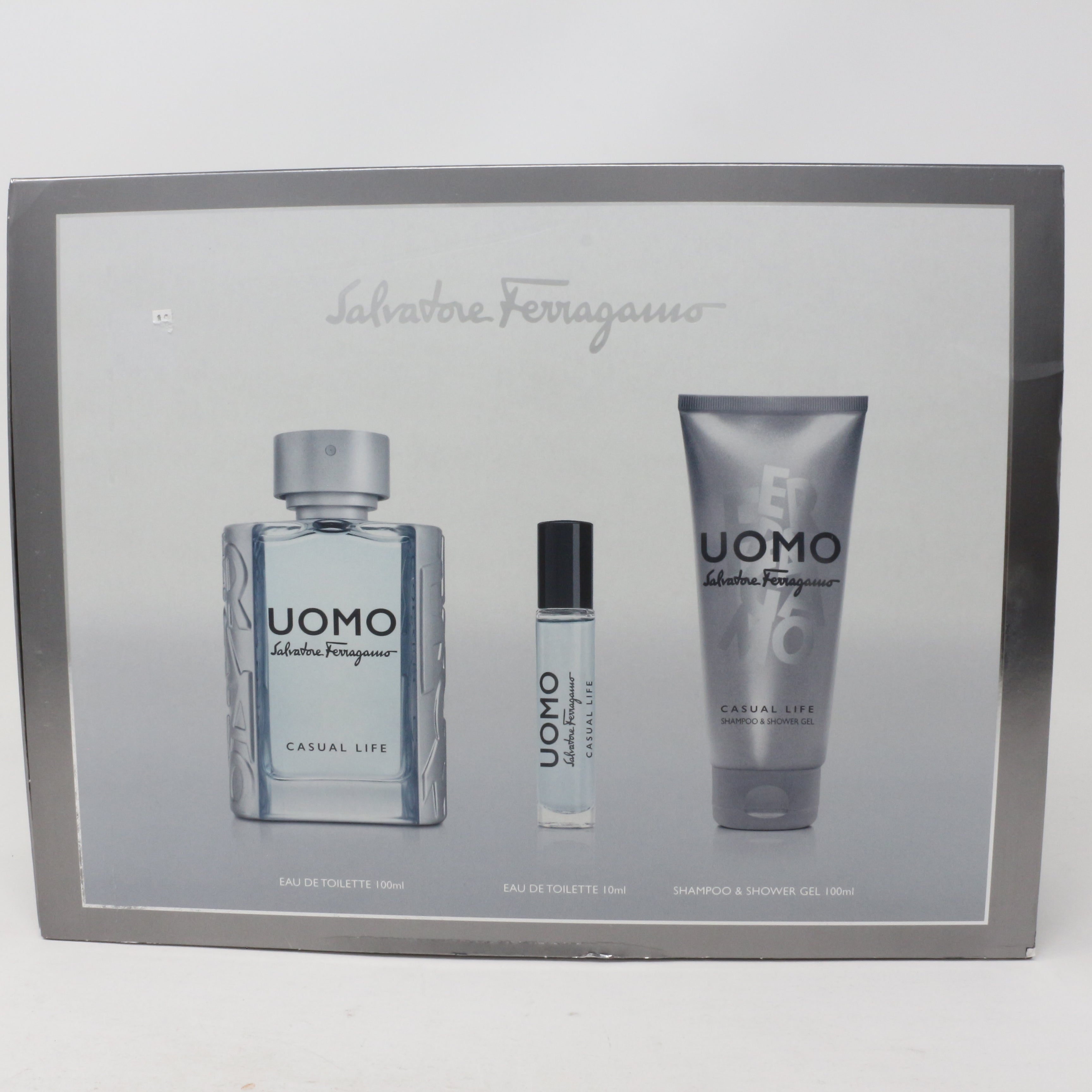 Salvatore Ferragamo Uomo Casual Life 3 Pcs Gift Set