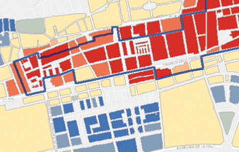 Mapas graduados - análisis criminal de los hot spots