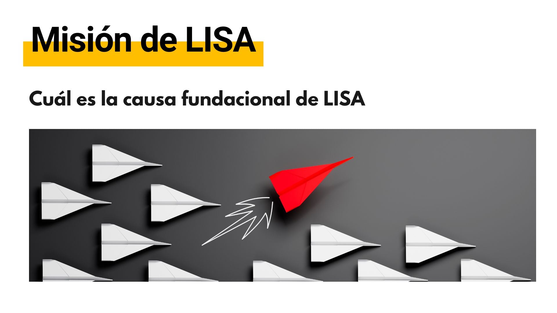 Misión de LISA, objetivos y causa fundacional