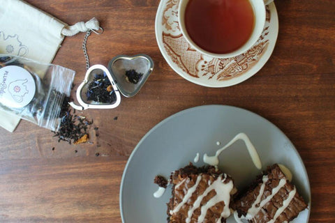 VANILLA EARL GREY POUND CAKE - Tea bag