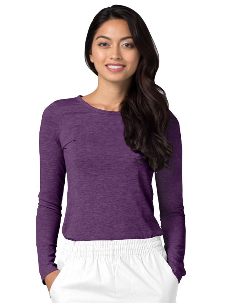 Adar Universal Long Sleeve Comfort Tee - Lydiasuniforms