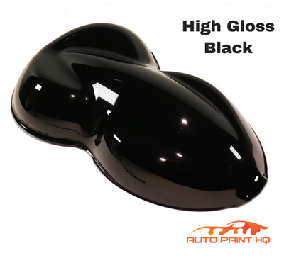 high gloss black car