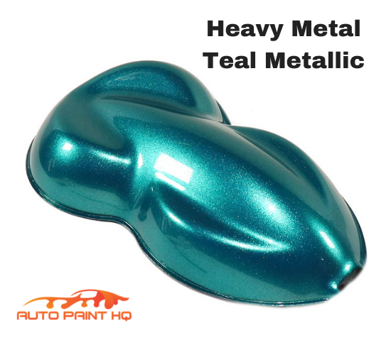 metallic teal auto paint