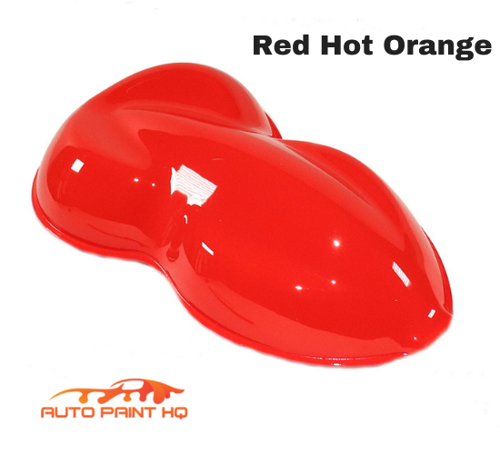 red orange color car