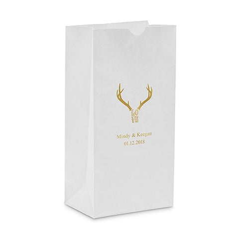 Love Antlers Self Standing Paper Bag