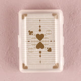 Gold Hearts Playing Cards with Case
